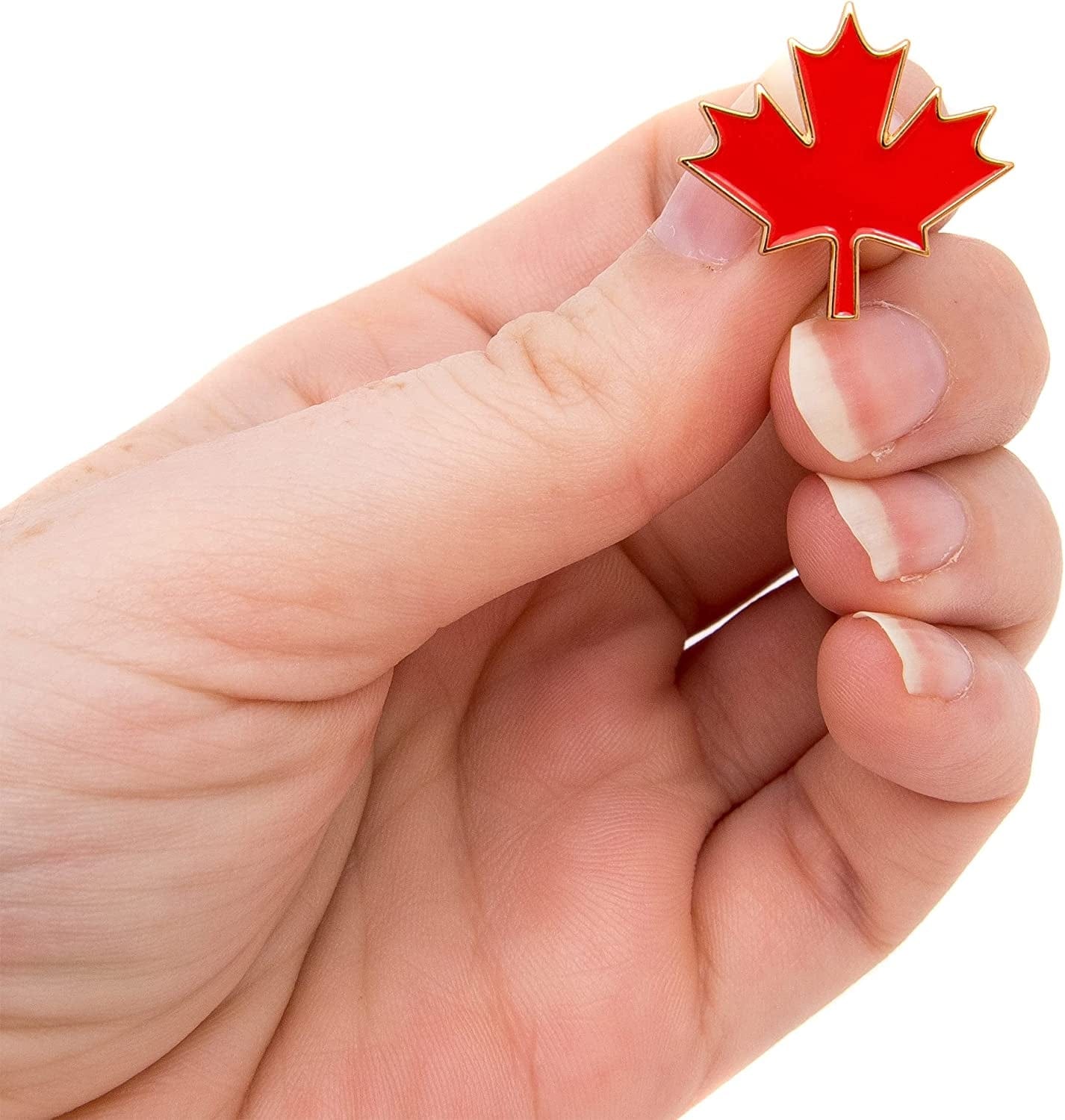 Canada Canadian Country Red Maple Leaf Lapel Pin Enamel Made of Metal Souvenir