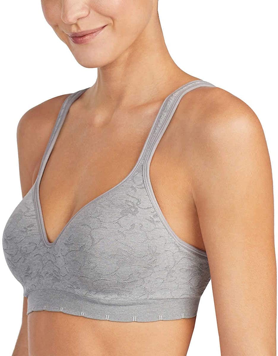 Carole Hochman Seamless Comfort Bra Wire Free Molded Cups Comfort Straps (2 Pack)