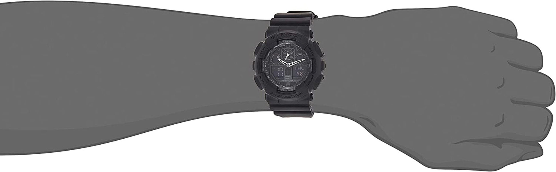 Casio G-Shock Ana-Digi GA100-1A1 3-Eye Wristwatch