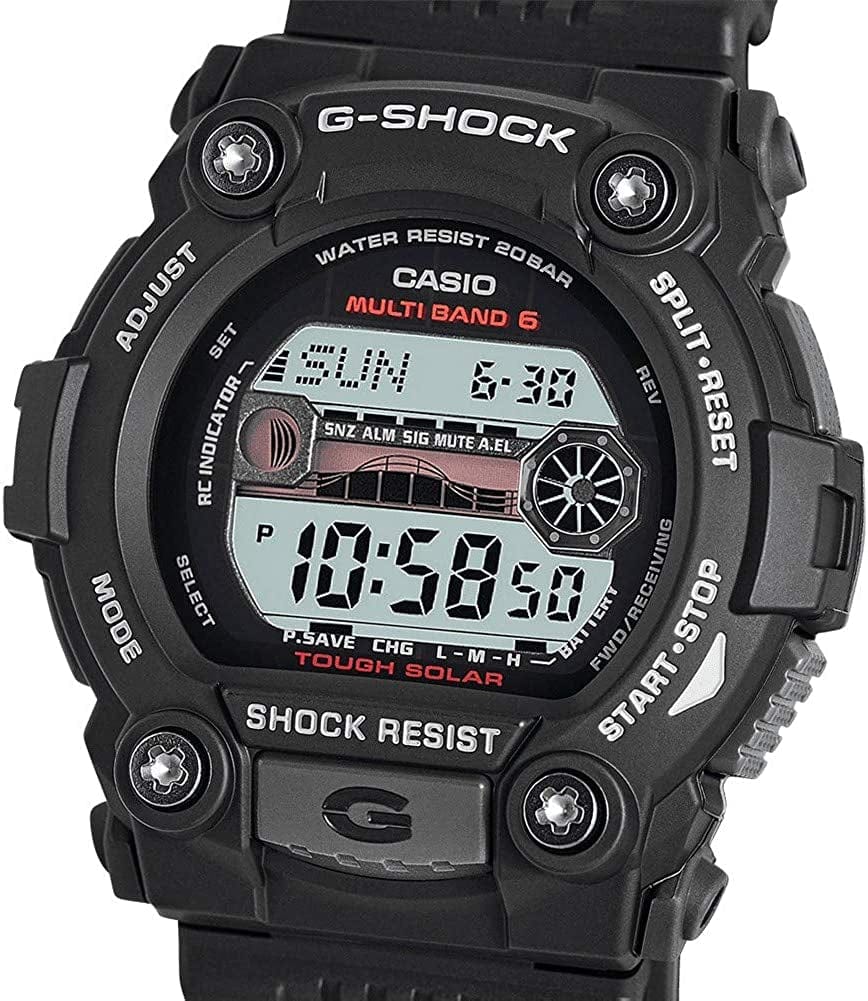 Casio GW-7900-1ER Mens G-Shock Tide Graph Solar Powered Watch
