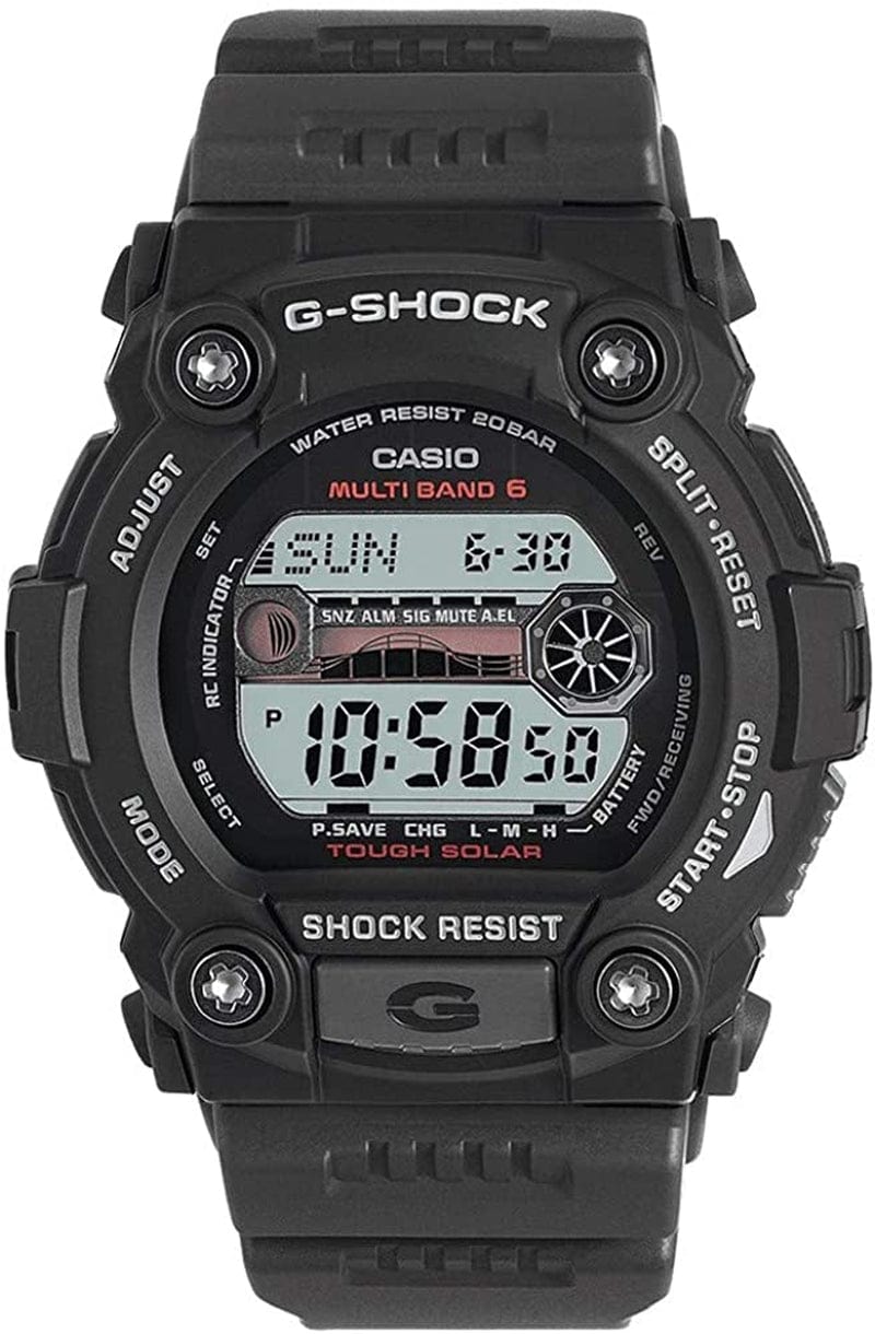 Casio GW-7900-1ER Mens G-Shock Tide Graph Solar Powered Watch