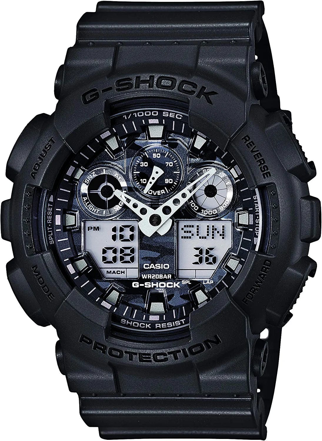 Casio Men'S GA-100 XL Series G-Shock Quartz 200M WR Shock Resistant Watch Gray