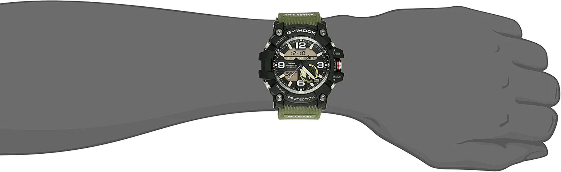 Casio Men'S GG-1000-1A3CR Mudmaster G-SHOCK Quartz Casual Watch, Green