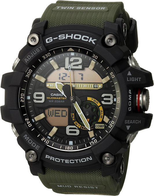 Casio Men'S GG-1000-1A3CR Mudmaster G-SHOCK Quartz Casual Watch, Green