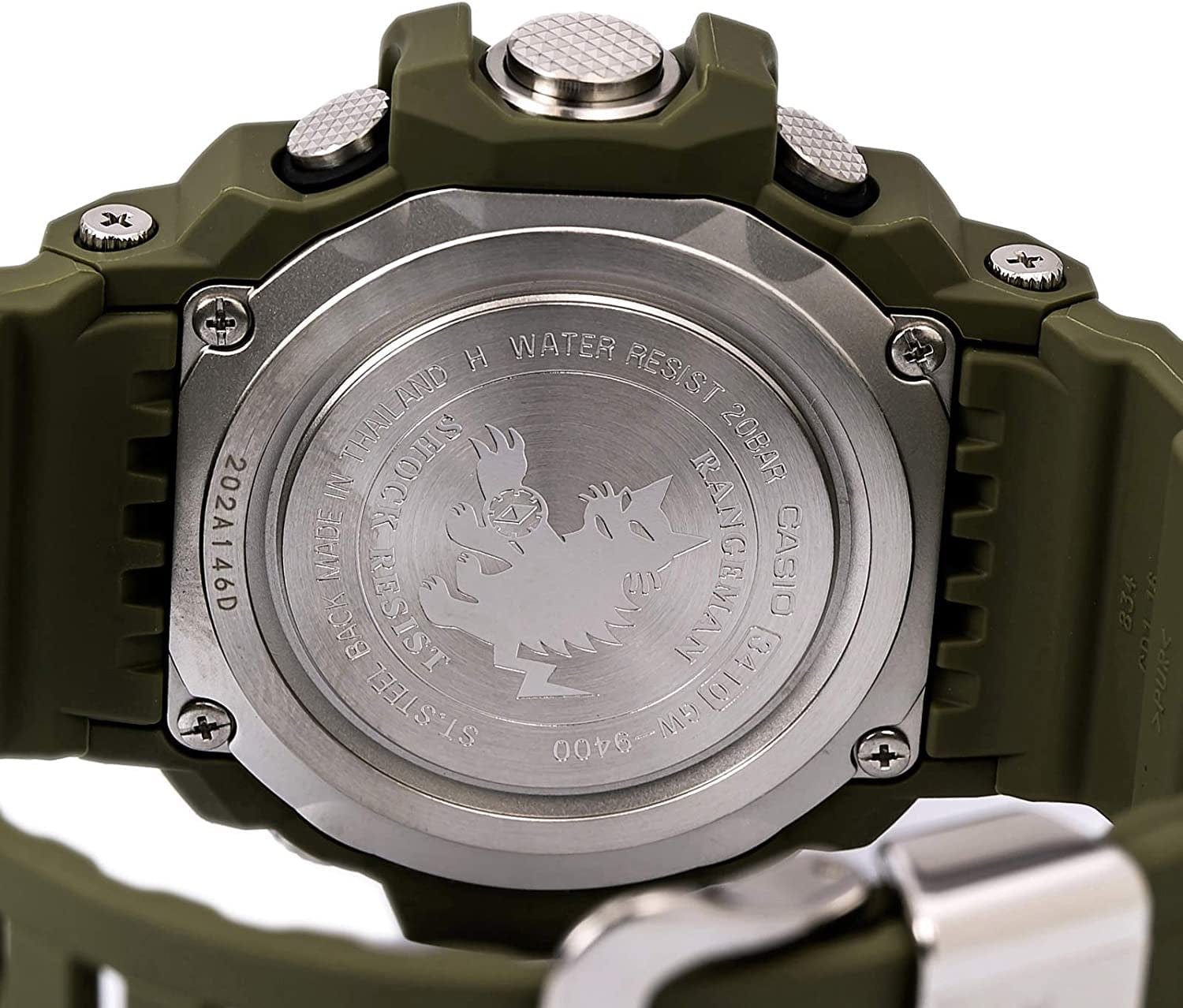 Casio Rangeman GW9400-3 as MB6 Twin Sensor Wristwatch