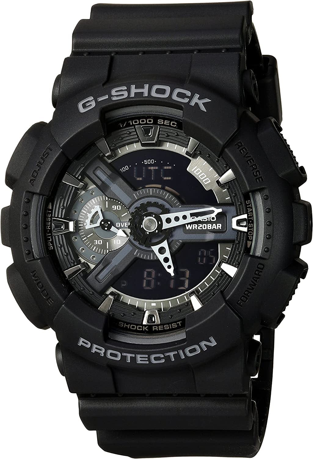 Casio Wristwatch (Model: GA110-1B), Black