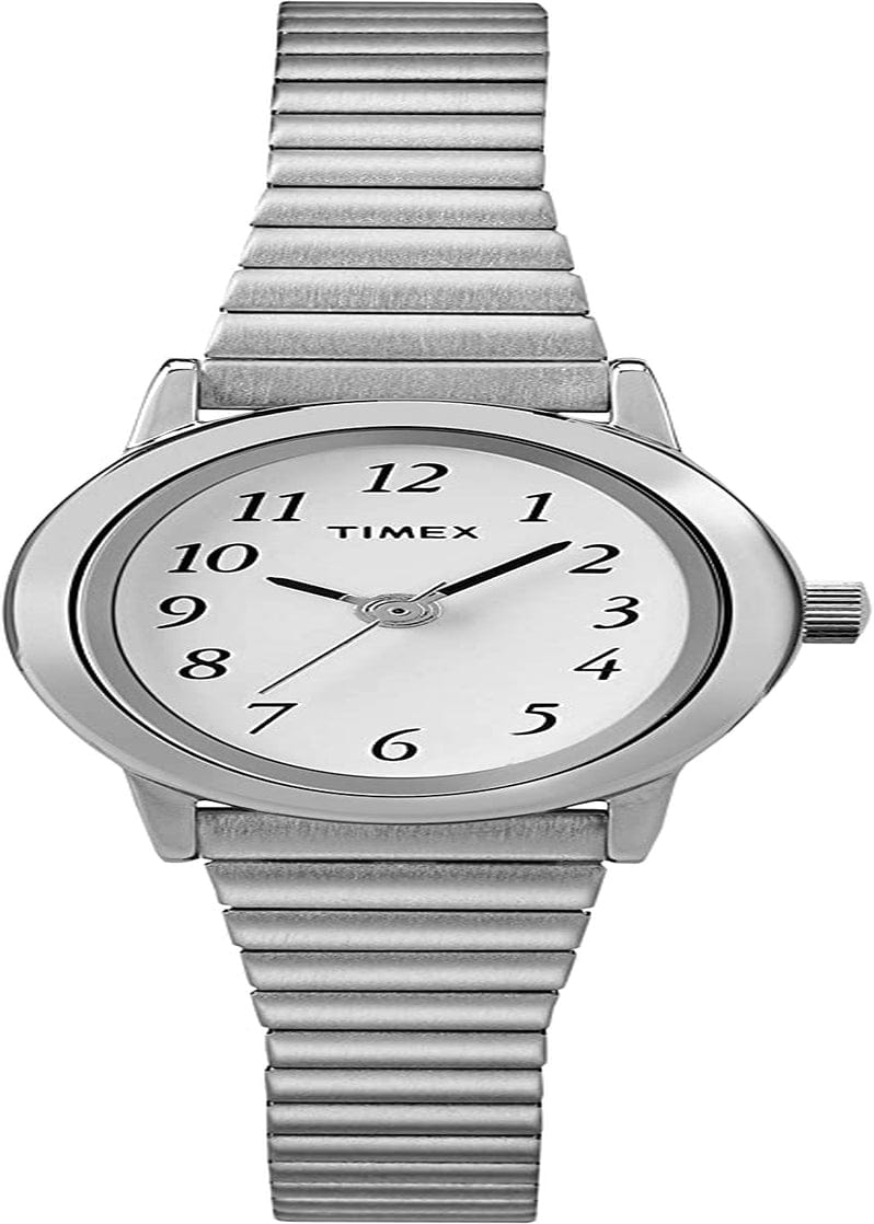 Cavatina Expansion Band Watch Silver-Tone/White