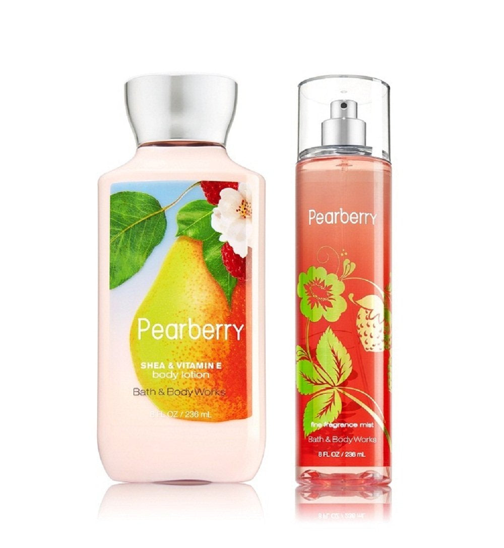 Bath & Body Works Pearberry Lotion & Mist Gift Set Health & Beauty > Personal Care > Cosmetics > Bath & Body Bath & Body Works