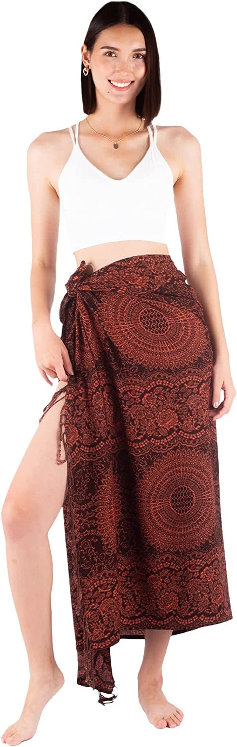 Gypsy Gal Pashmina Shawls and Wraps Scarves for Women in Large Soft Silky Rave Scarf Apparel & Accessories > Clothing Accessories > Scarves & Shawls GYPSY GAL Gypsy Mandala Orange Medium
