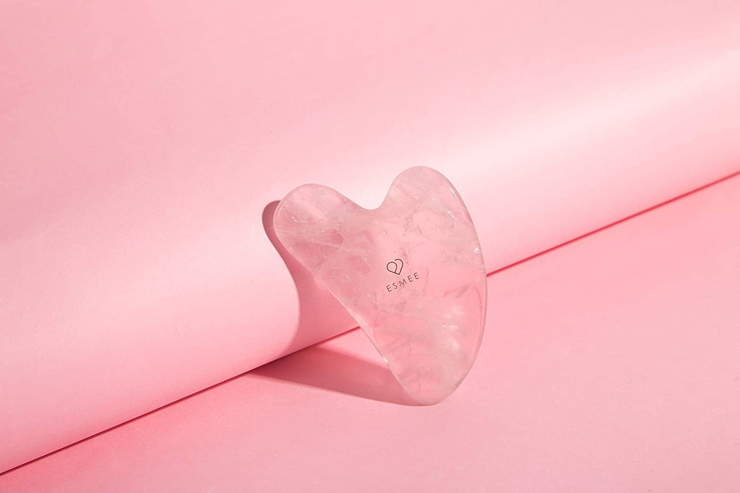 Rose Quartz Gua Sha Facial Tool Set by Esmee | 3 in 1 Premium Guasha Kit | 100% Real Rose Quartz Crystal | Anti-Aging Beauty Therapy for Massage and Skin Rejuvenation (Rose Quartz) Health & Beauty > Personal Care > Cosmetics > Cosmetic Tools > Skin Care Tools Esmee Beauty and Lifestyle