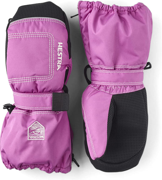 Hestra Baby Zip Long Mitt (Child 1-9Yrs) | Waterproof, Insulated Mittens for Toddlers & Kids for Winter & Playing in the Snow Apparel & Accessories > Clothing Accessories > Gloves & Mittens Hestra Cerise 2