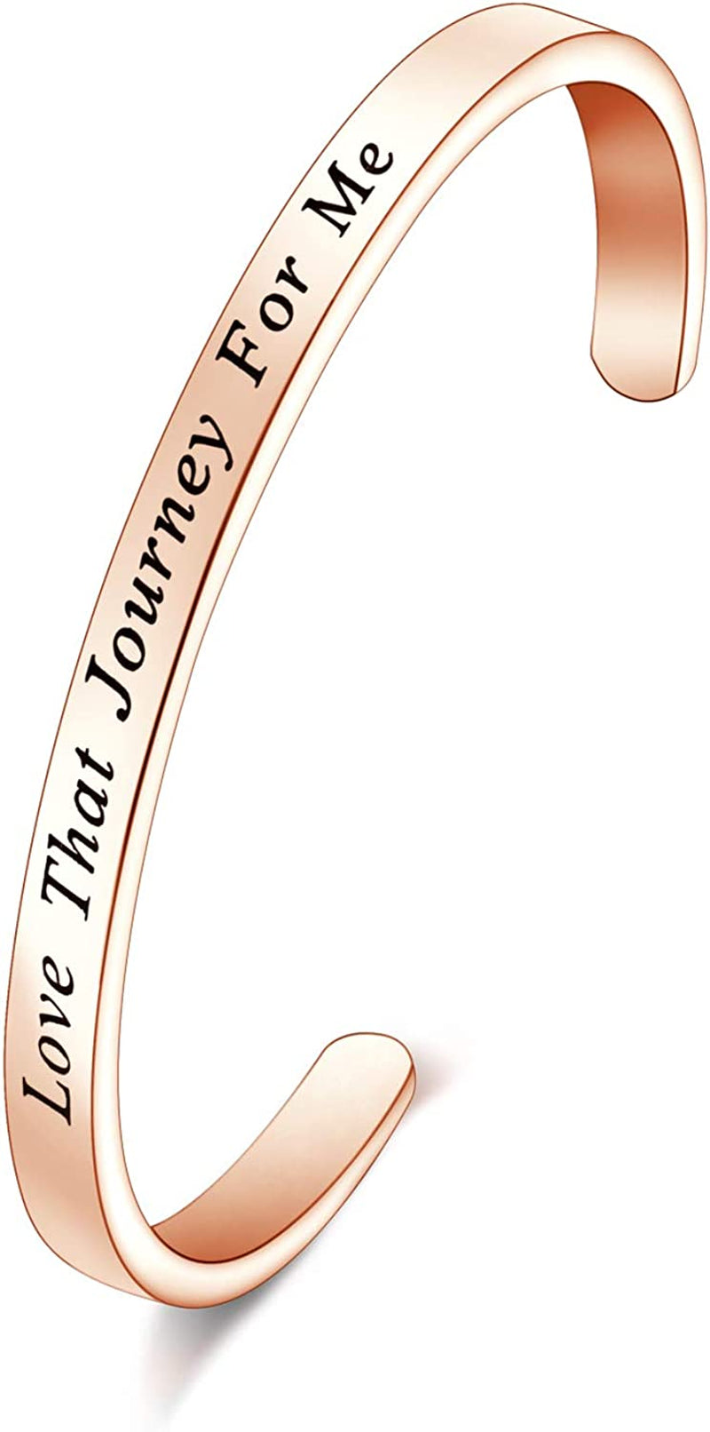 CENWA Love That Journey for Me Cuff Bracelet Present for Fans Apparel & Accessories > Jewelry > Bracelets CENWA Journey for Me br RG