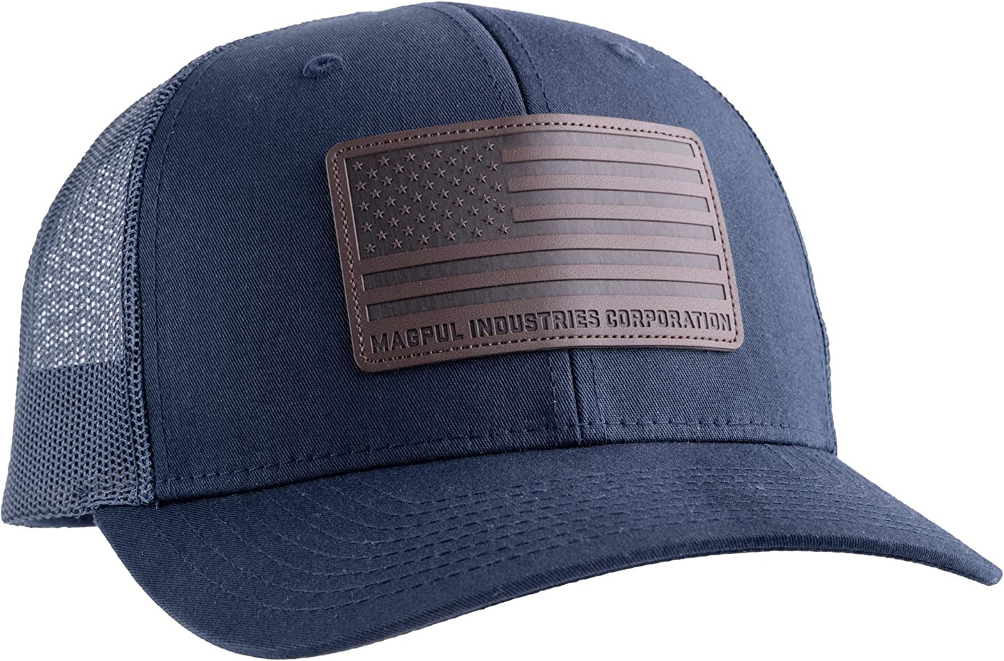 Magpul Women'S Trucker Hat Snap Back Baseball Cap, One Size Fits Most Apparel & Accessories > Clothing Accessories > Hats Magpul Standard Leather Patch Navy One Size