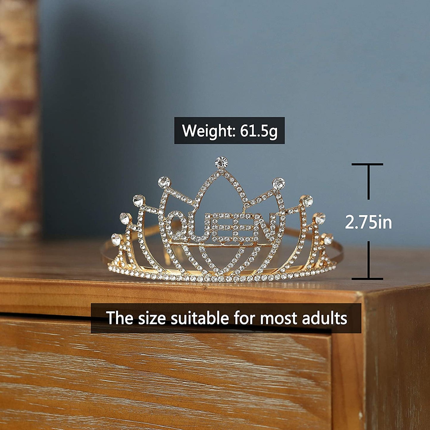 King'S Crown and Queen'S Tiara, Prom King and Prom Queen Sash -Costume Prom Accessories Apparel & Accessories > Clothing Accessories > Sashes ANWNK