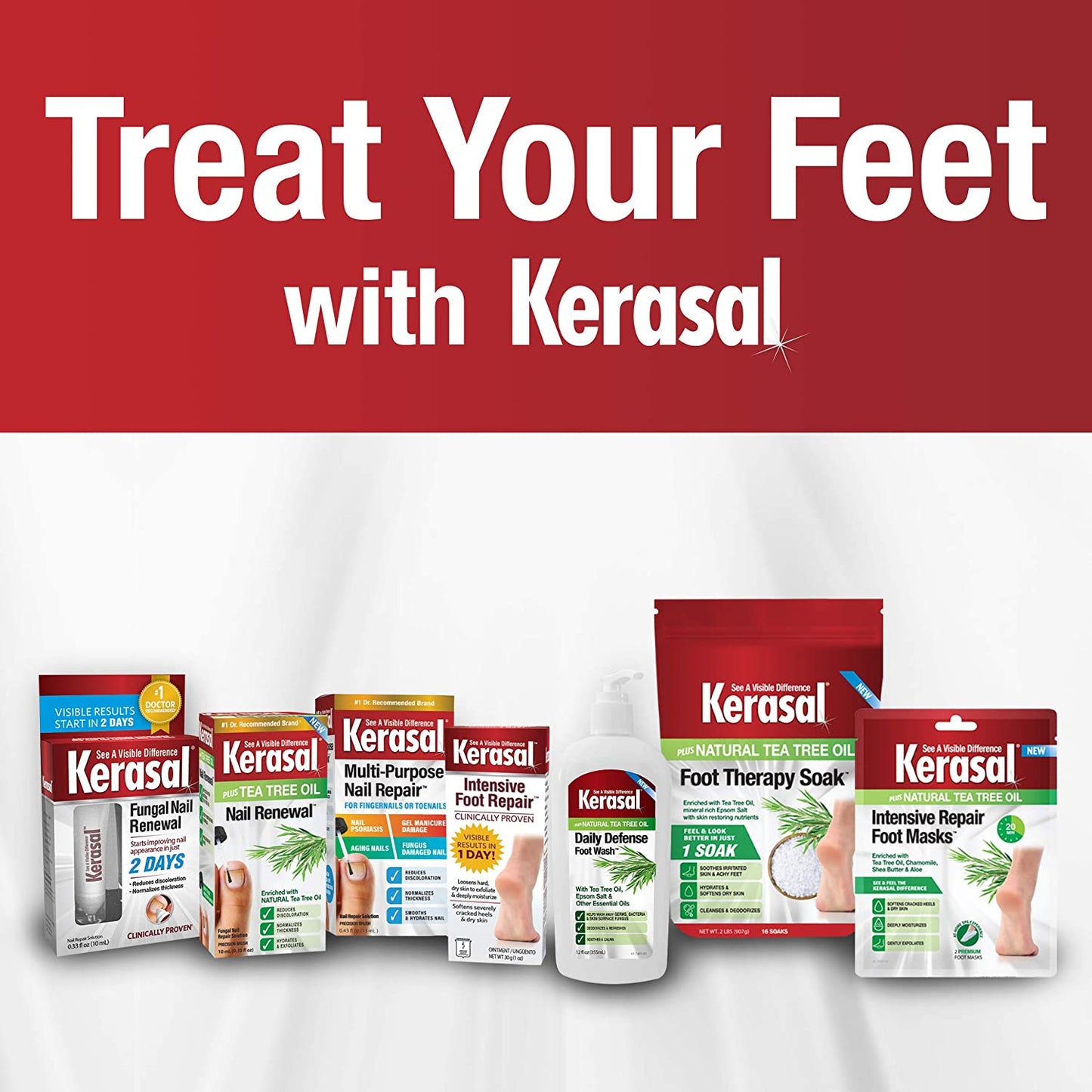 Kerasal Intensive Foot Repair, Skin Healing Ointment for Cracked Heels and Dry Feet, 1 Oz Health & Beauty > Personal Care > Foot Care EMCW9