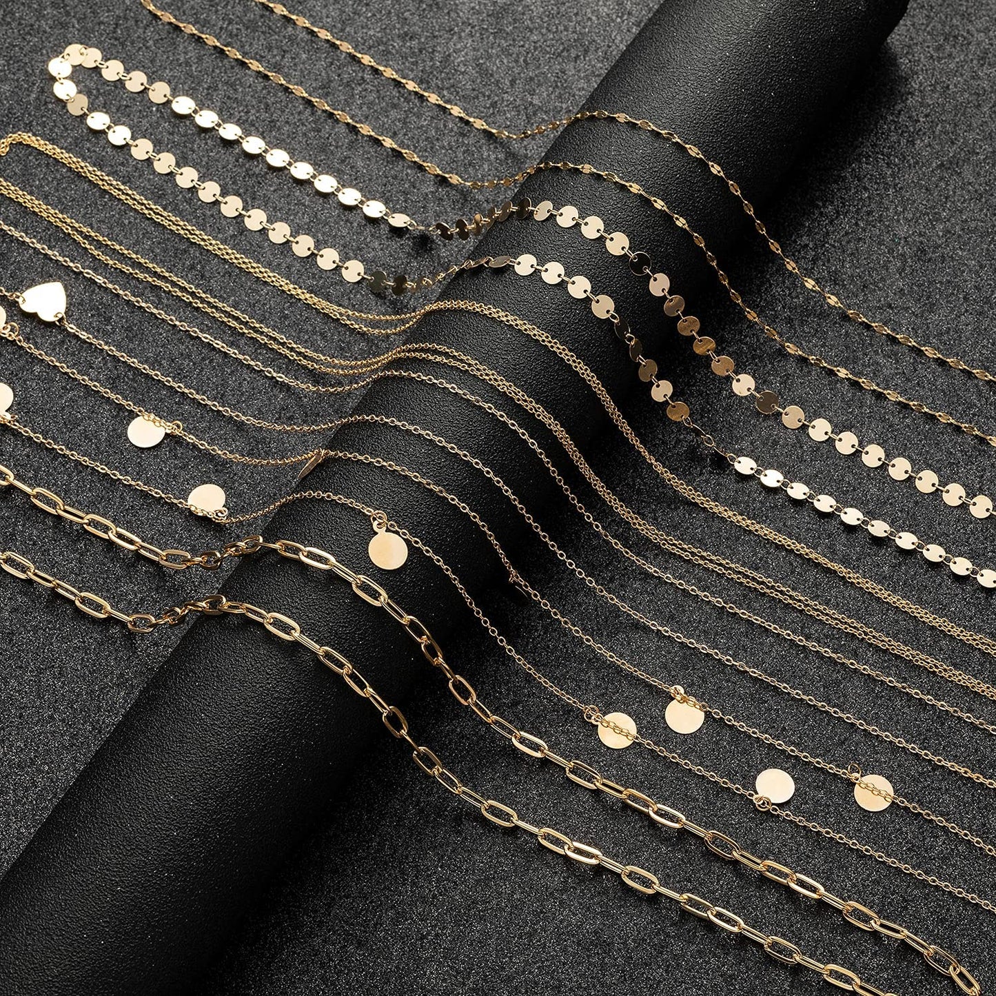 WFYOU 12Pcs Beach Bikini Belly Chain Jewelry for Women Rhinestone Beads Waist Chain Sexy Gold Body Chain Jewelry for Summer Apparel & Accessories > Jewelry > Body Jewelry WFYOU