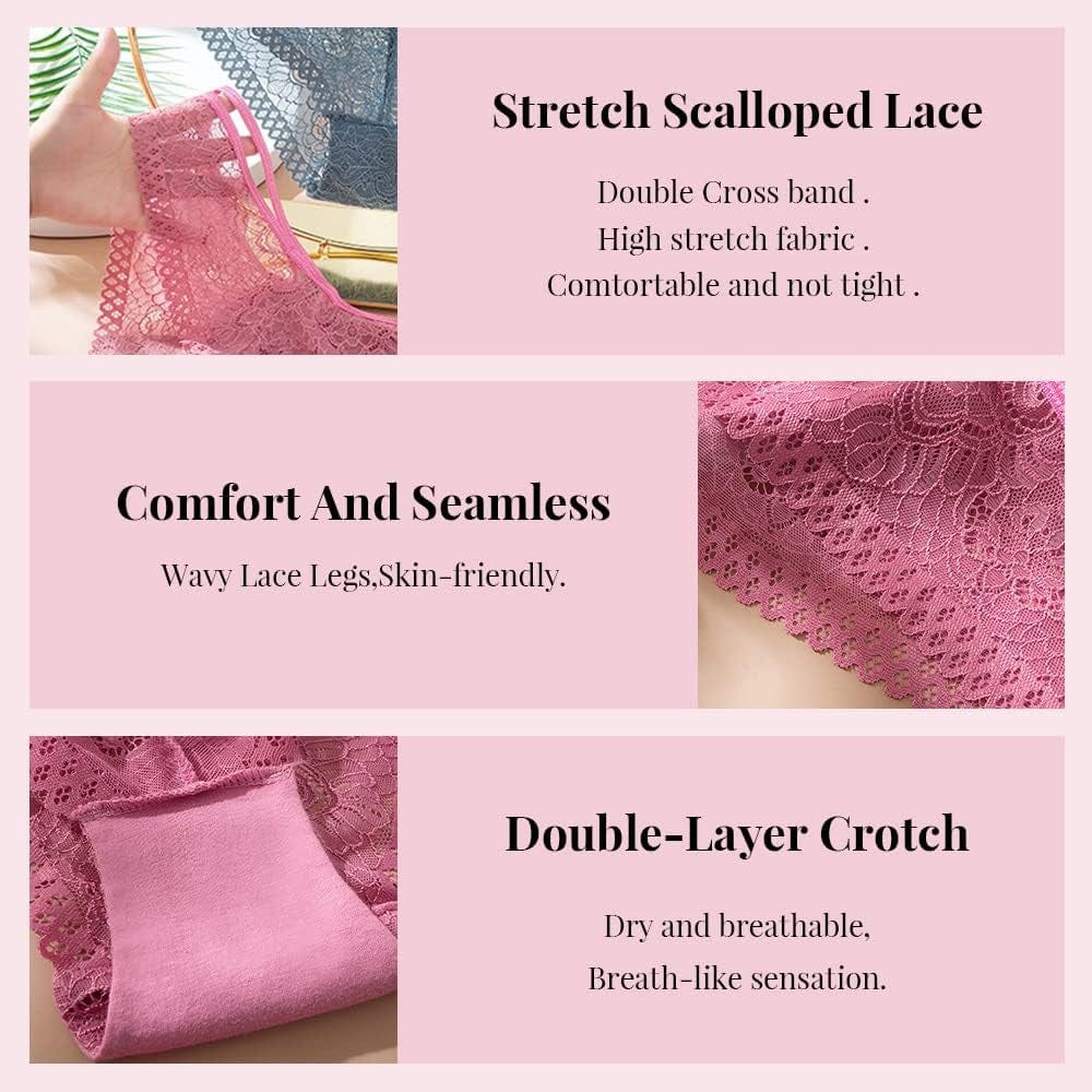 Chahoo Sexy Women Thongs Underwear G-Strings for Women Sexy Lace Bikini Panties T Back