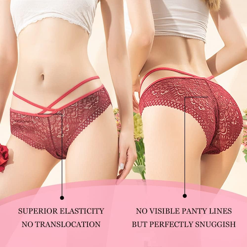 Chahoo Sexy Women Thongs Underwear G-Strings for Women Sexy Lace Bikini Panties T Back