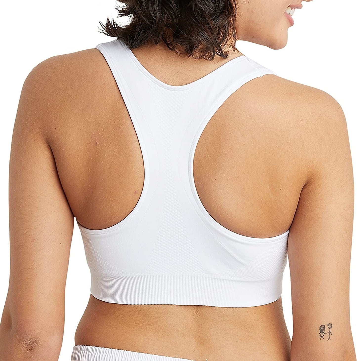 Champion Women'S Infinity Racerback Sports Bra for Women, Moisture-Wicking Sports Bra for Women