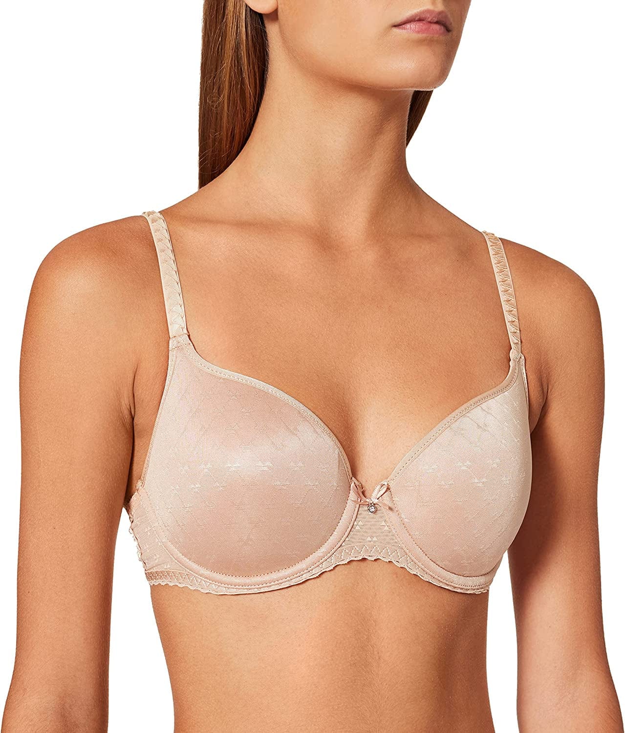 Chantelle Courcelles Convertible Lightweight Smooth Bra Nude Sand / (40) D