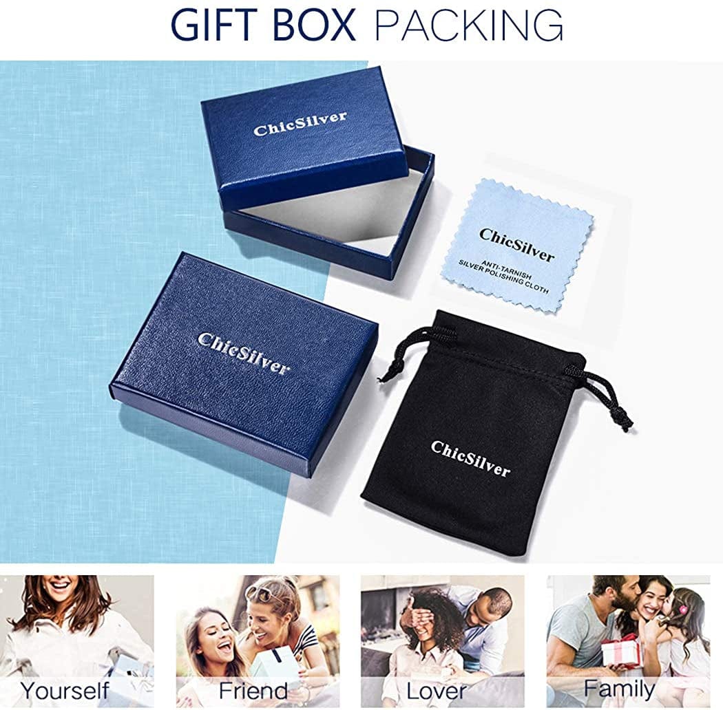 Chicsilver 925 Sterling Silver Cat/Shark/Hedgehog Pendant Necklace Cute Animal Jewelry for Women Teen Girls