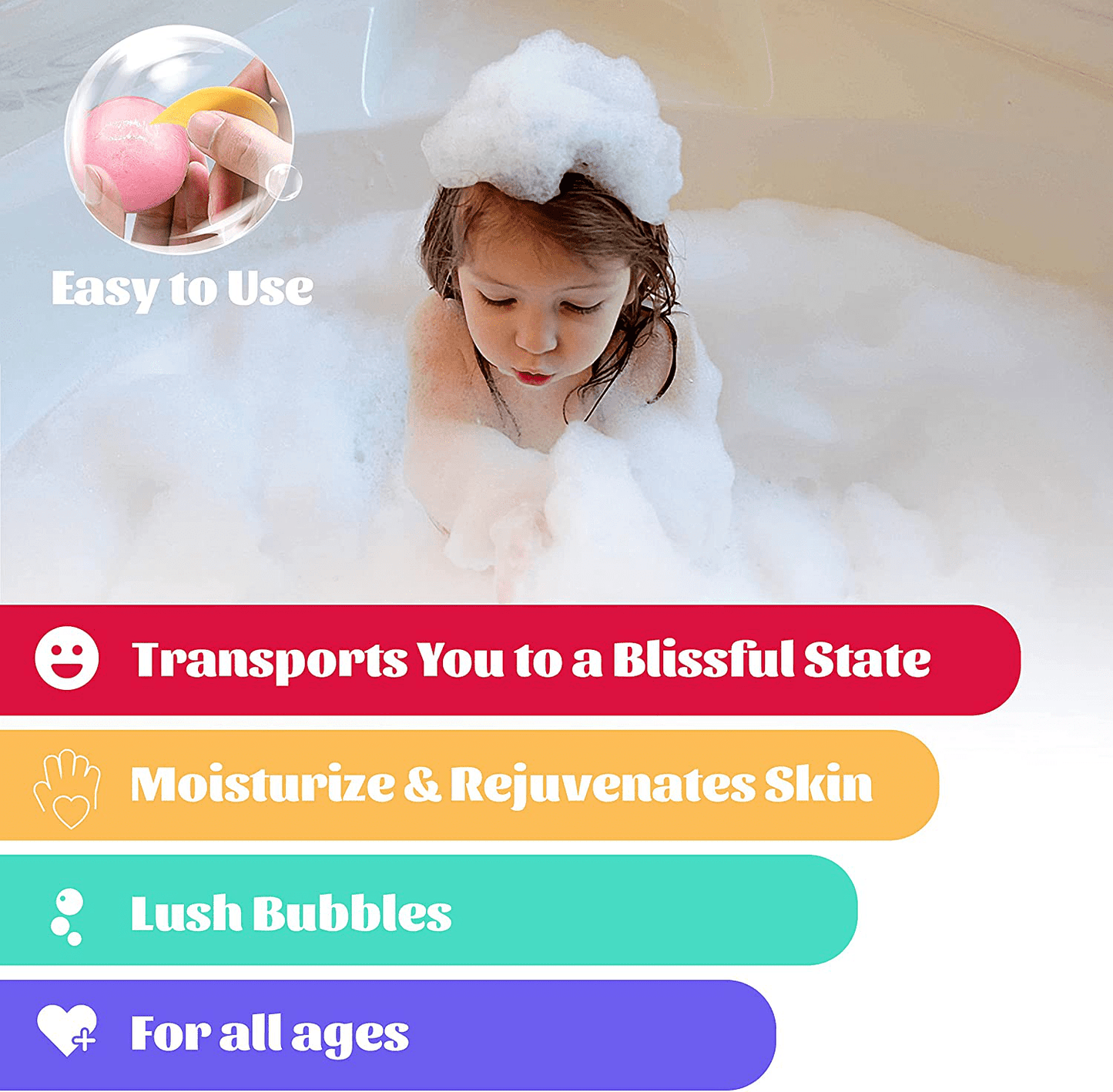 Christmas Gifts for Women Unique Relaxing - Imazing 12Pcs Bath Bombs with Bubble Shower Stress Relief, Funny Personalized Small Gift Ideas Set for Mom Who has Everything Best Friend Her Birthday Arts & Entertainment > Party & Celebration > Gift Giving Imazing