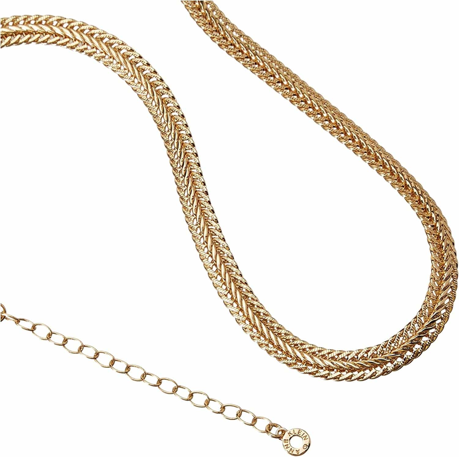 Classics Gold-Tone Flat Chain Necklace