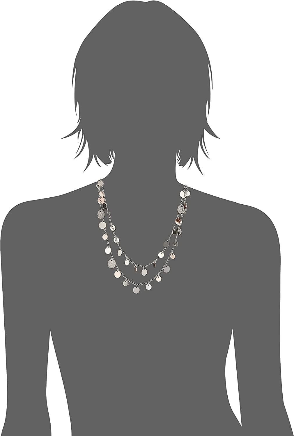 "Classics" Tri Tone Strand Necklace, 42"