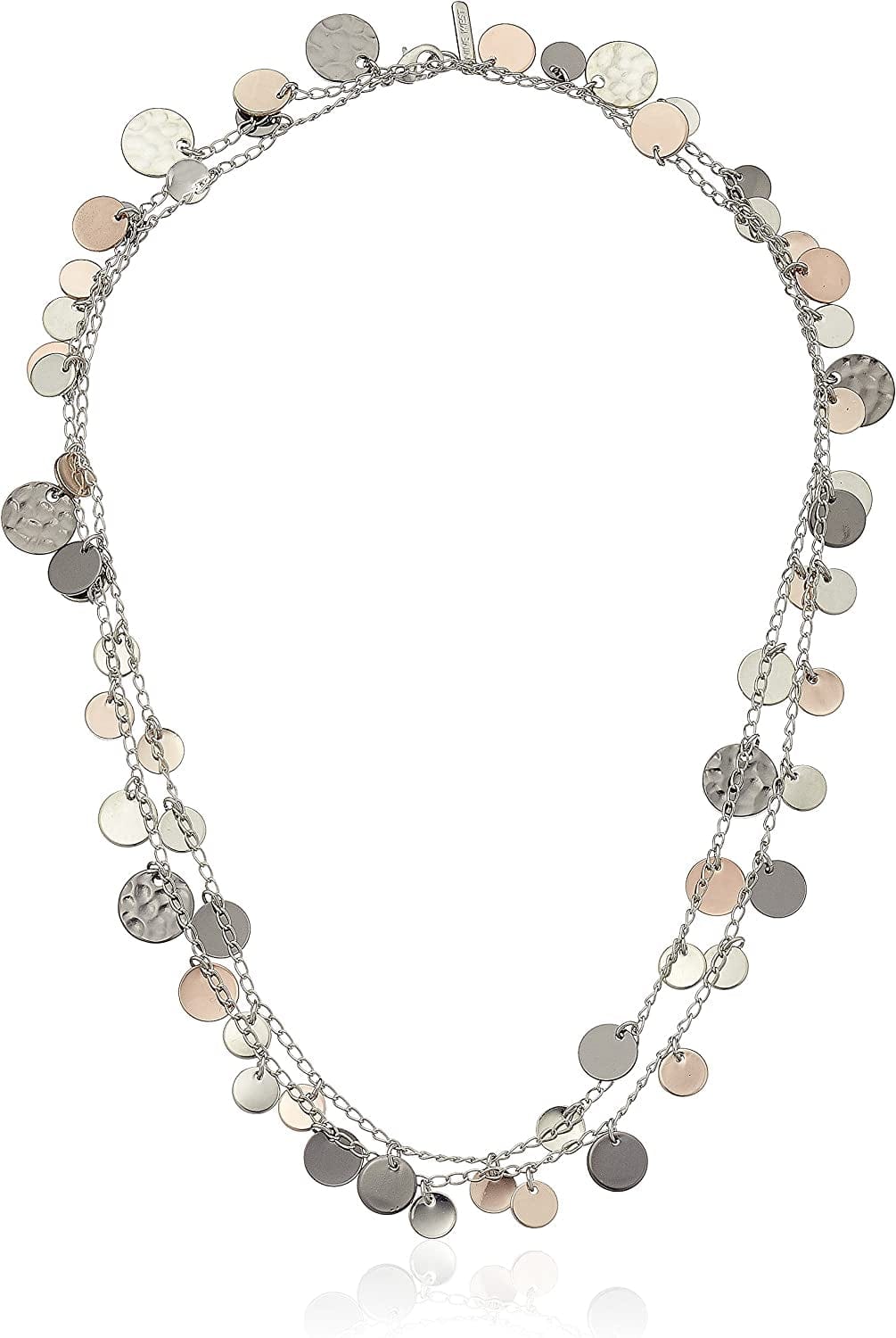 "Classics" Tri Tone Strand Necklace, 42"