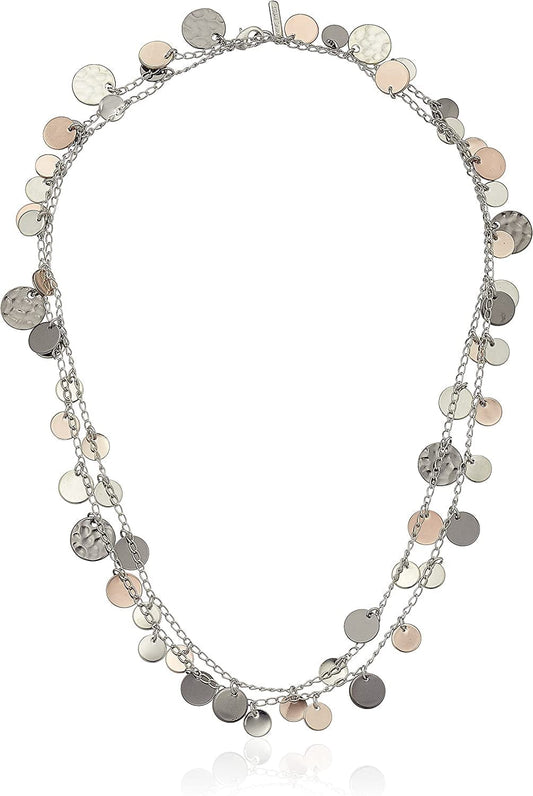 "Classics" Tri Tone Strand Necklace, 42"