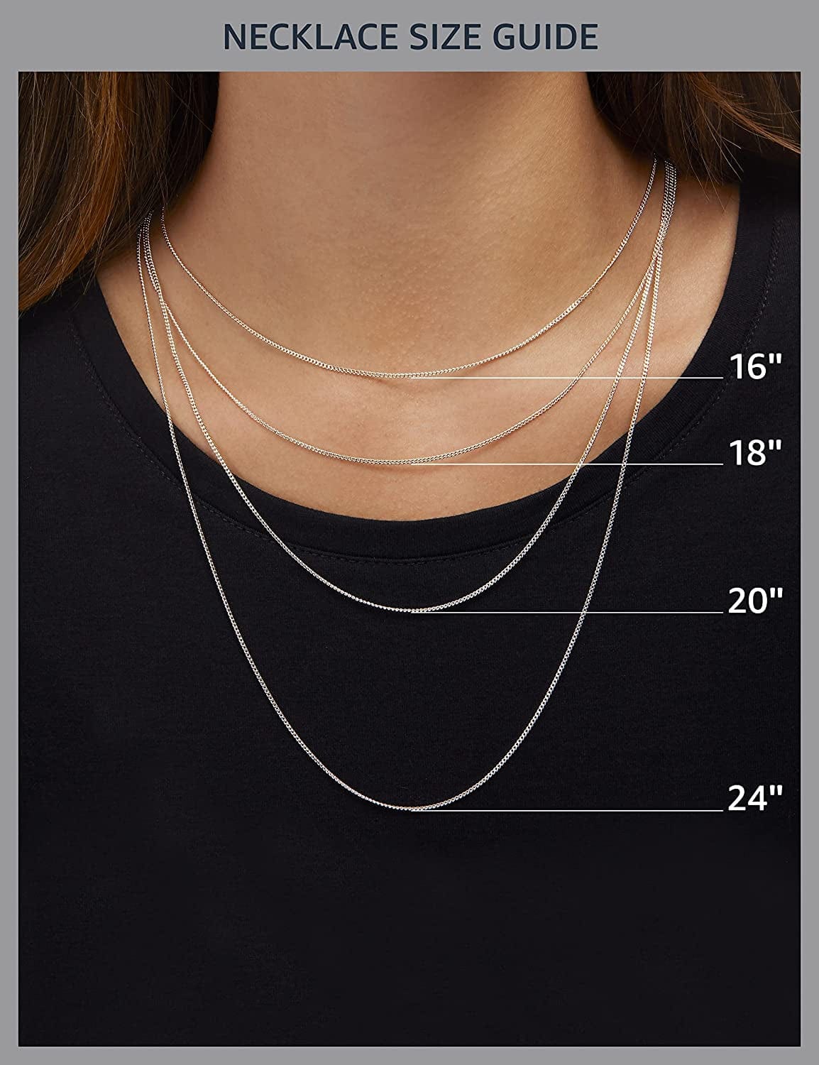 Collection Sterling Silver Initial Pendant Necklace