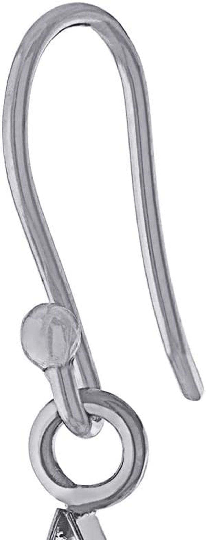 Collection Sterling Silver Pressed Flower Teardrop Earrings