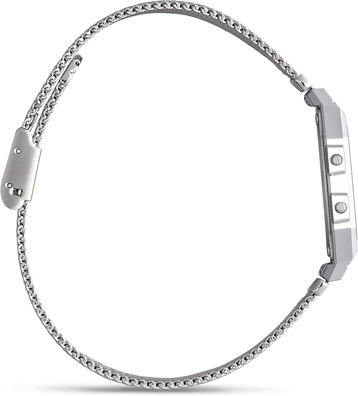 Collection Watch A700WEM-7AEF Unisex Silver Stopwatch