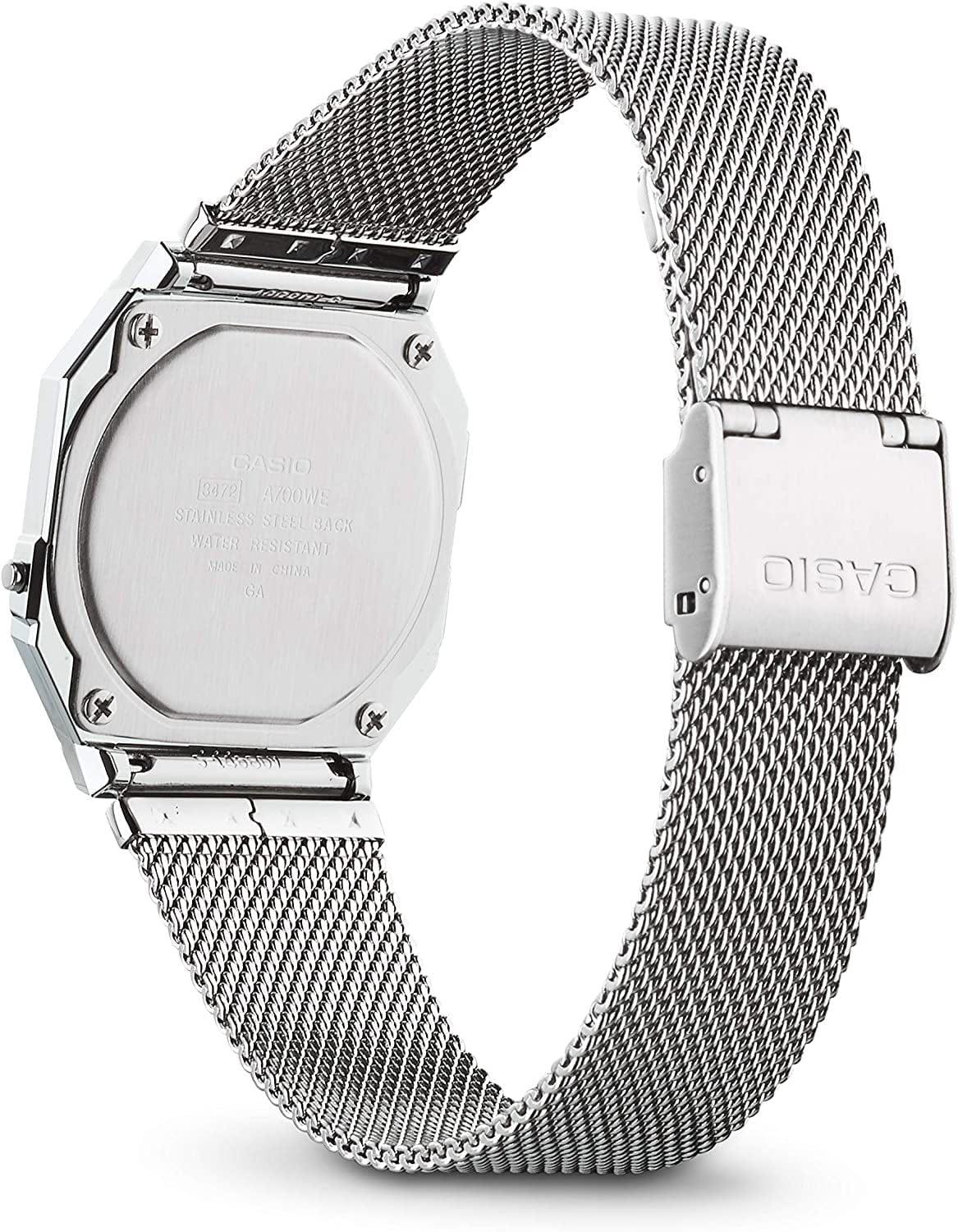 Collection Watch A700WEM-7AEF Unisex Silver Stopwatch