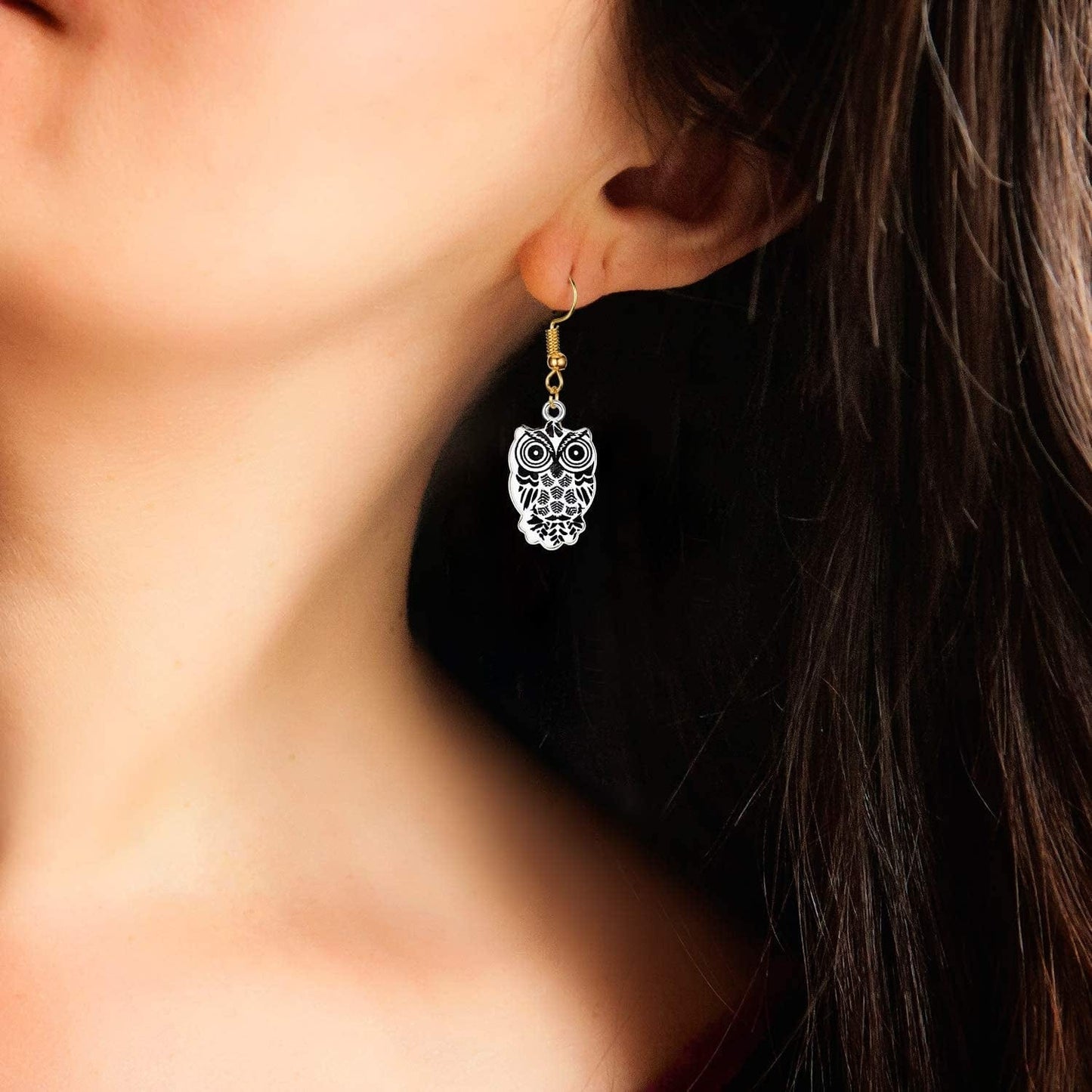 Colorful Owl Enamel Charms Pendant Mixed Owl DIY Charm Jewelry Making Crafting Accessories for Necklace Bracelet Earring, 18 Colors