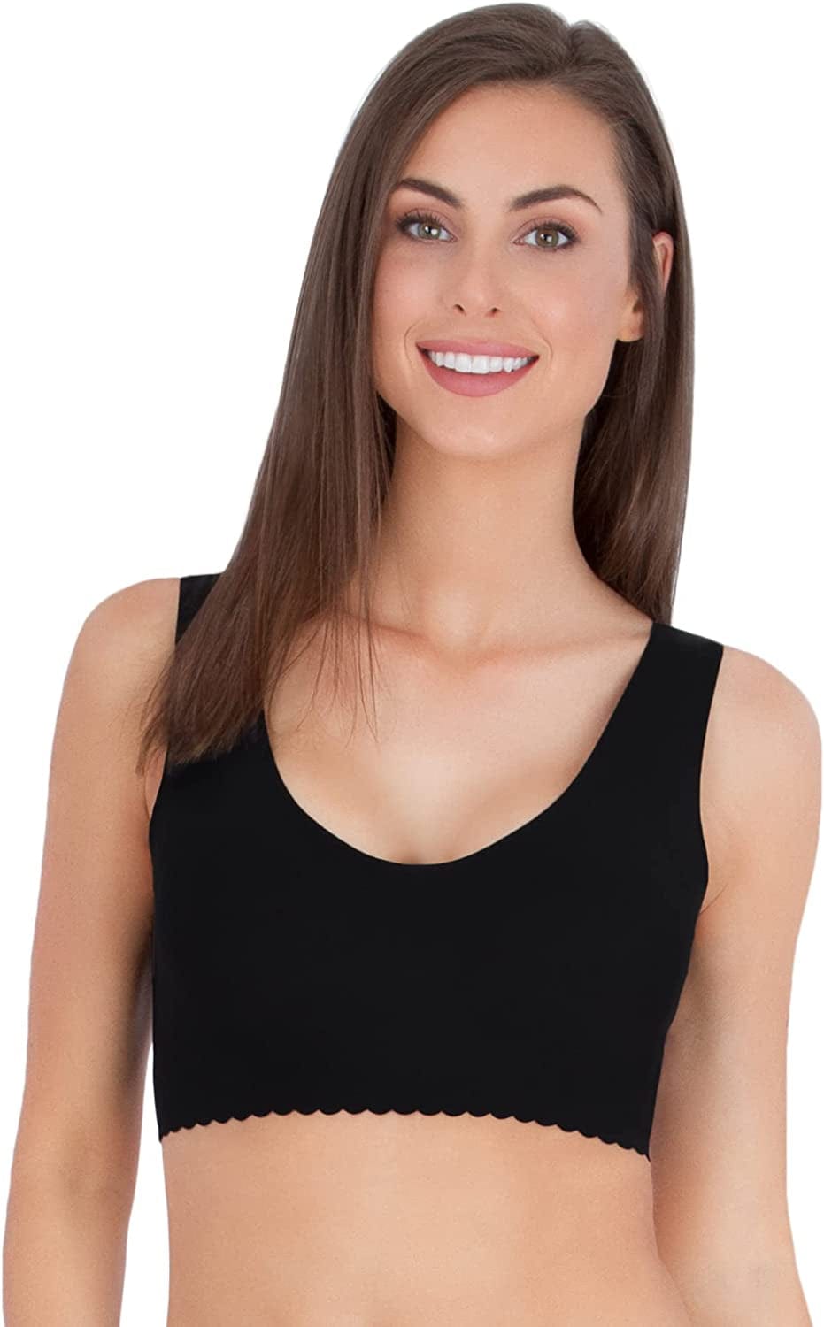 - Comfy Seamless Bra (Scoop Neck) Style No Dig Bra