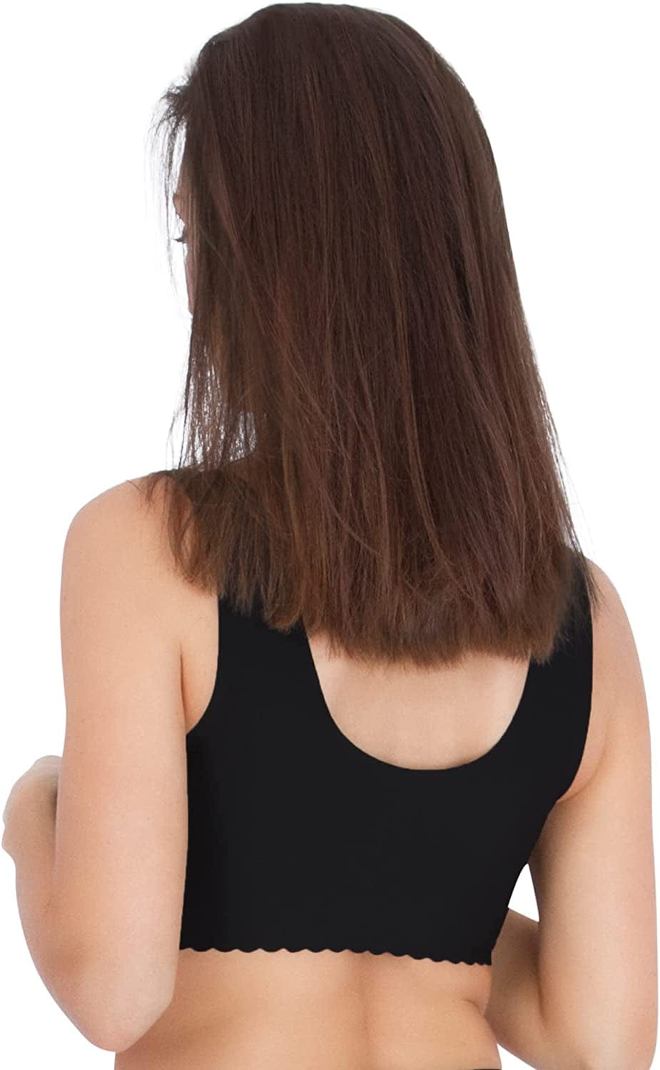 - Comfy Seamless Bra (Scoop Neck) Style No Dig Bra