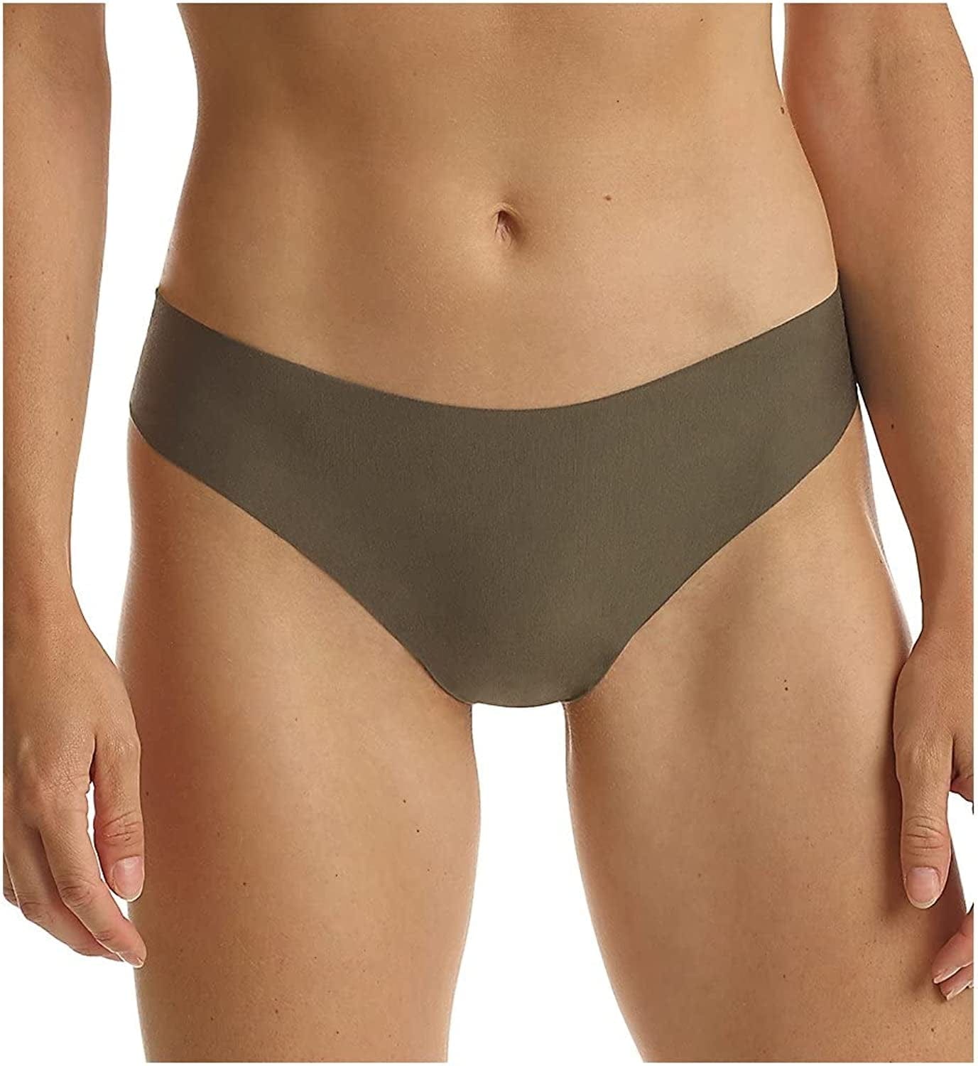 Commando Women'S Butter Mid Rise Thong Basil / X-Small