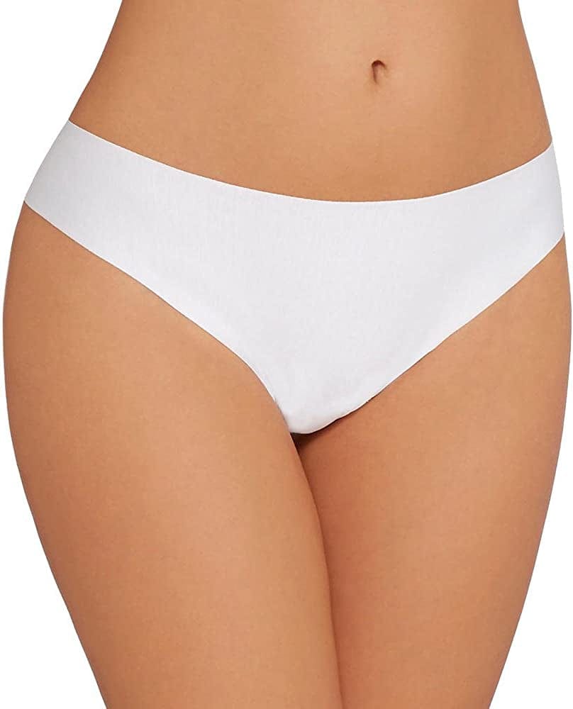 Commando Women'S Butter Mid Rise Thong White / Large