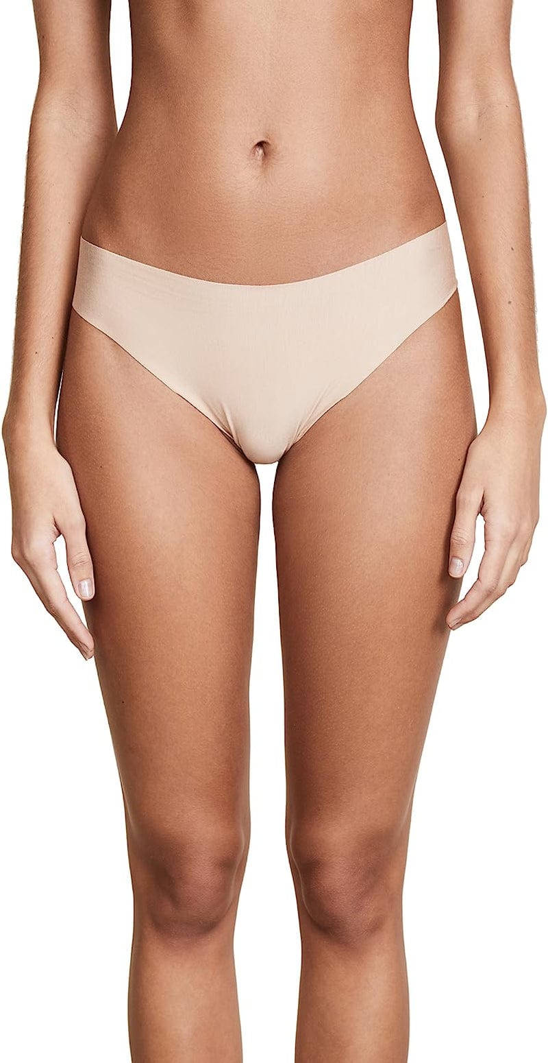 Commando Women'S Butter Mid Rise Thong Nude / Large