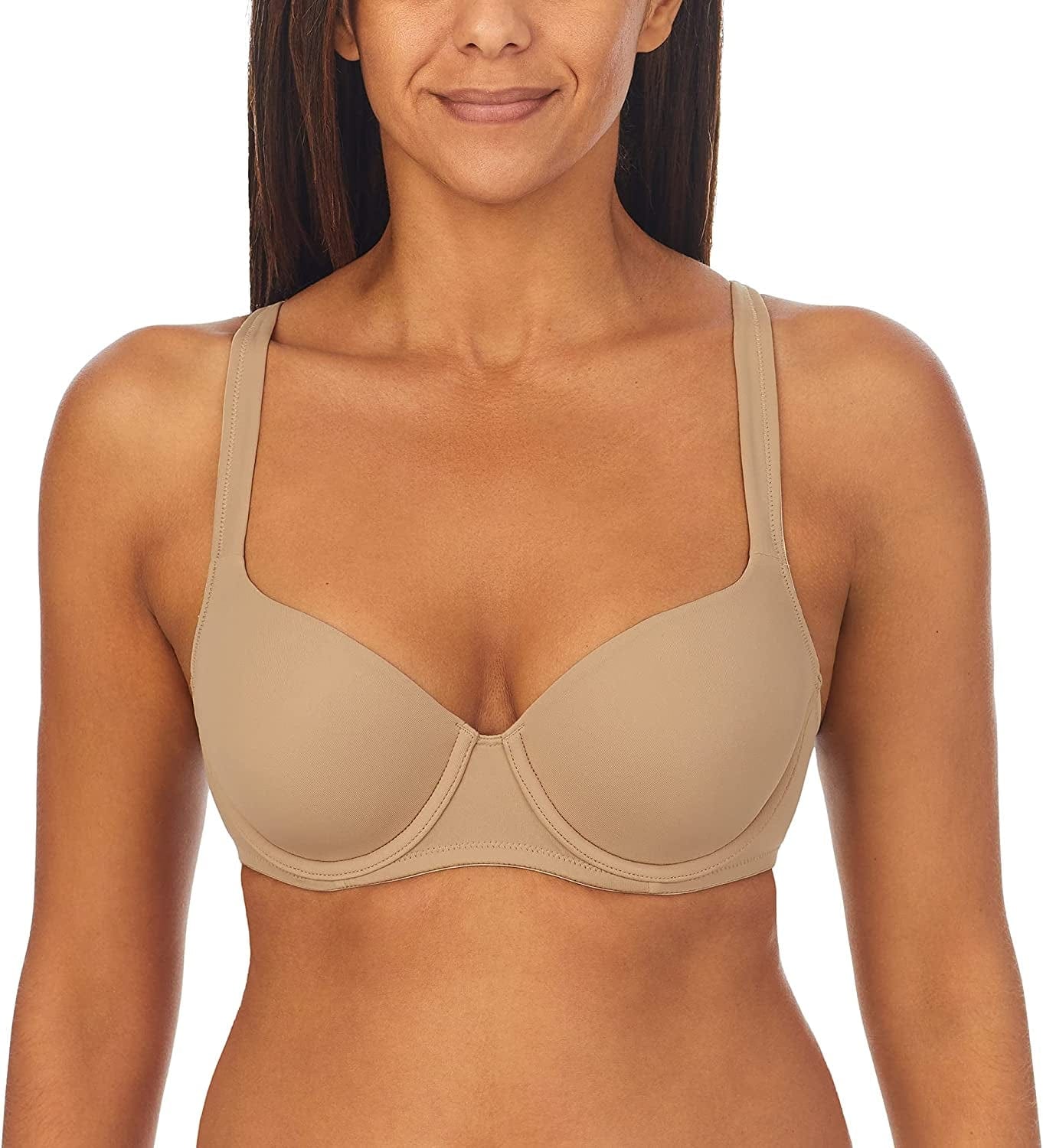 Company Ellen Tracy Comfort Classics Lightly Lined Tshirt Bra Brown / 38C