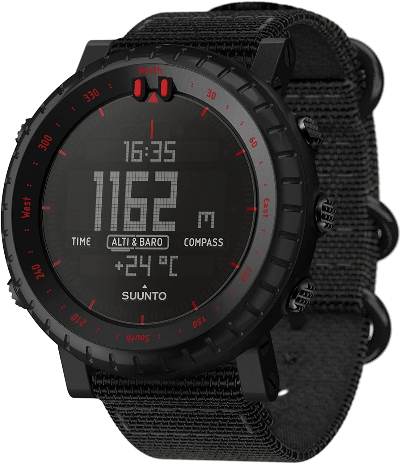 Core, Outdoor Sports Watch Black Red / Classic