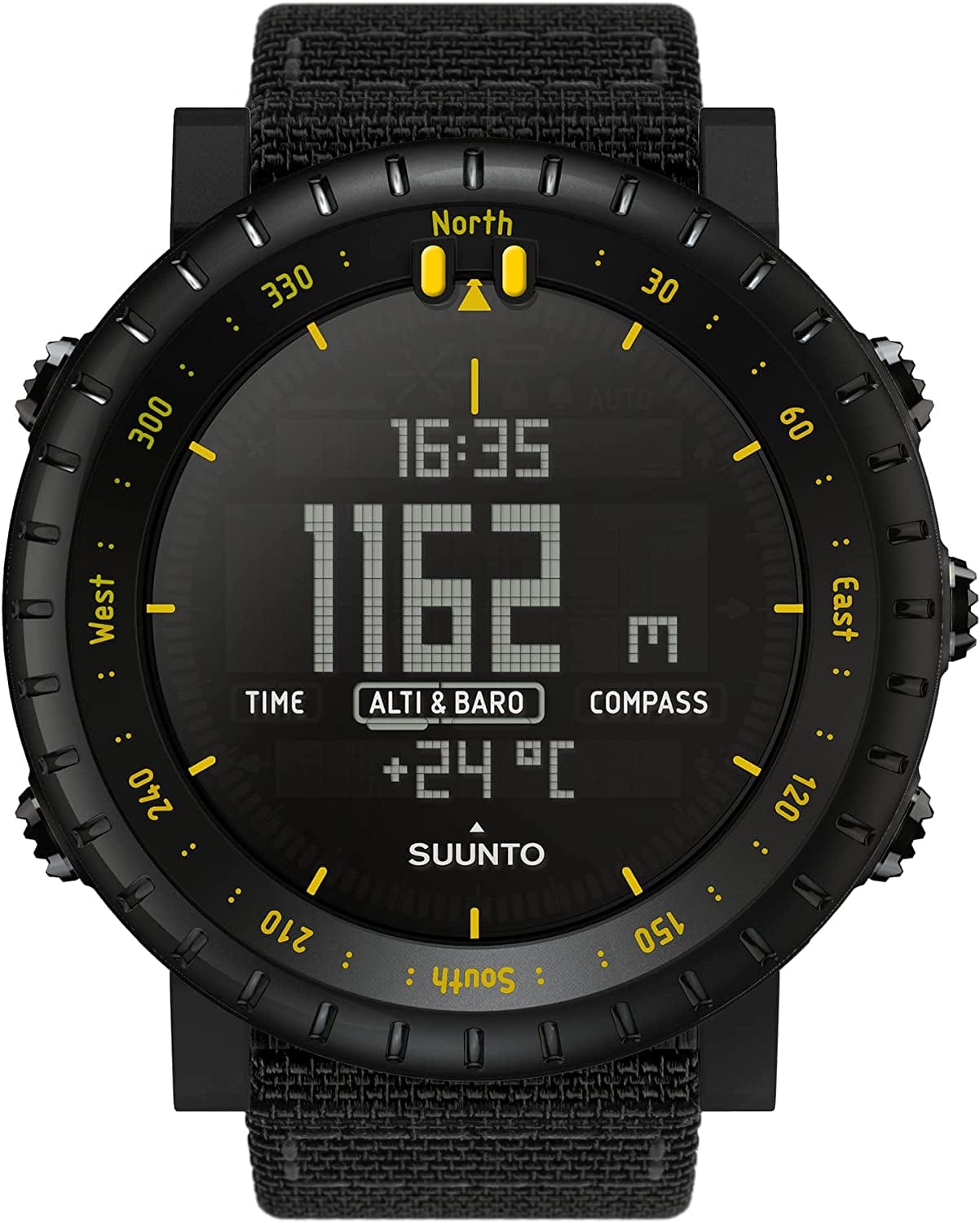 Core, Outdoor Sports Watch Black Yellow / Classic
