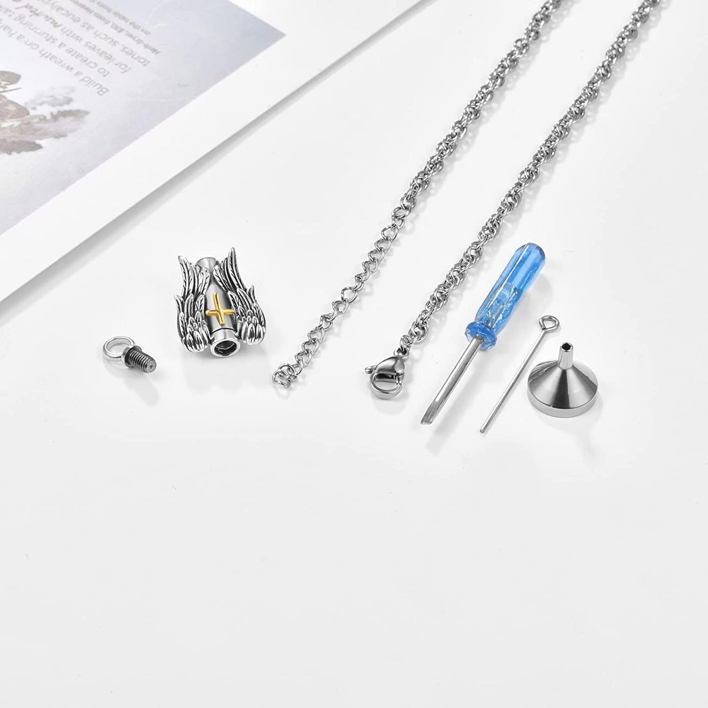 Cremation Jewelry for Ashes 925 Sterling Silver Urn Necklace for Ashes Keepsake Memories Necklace…