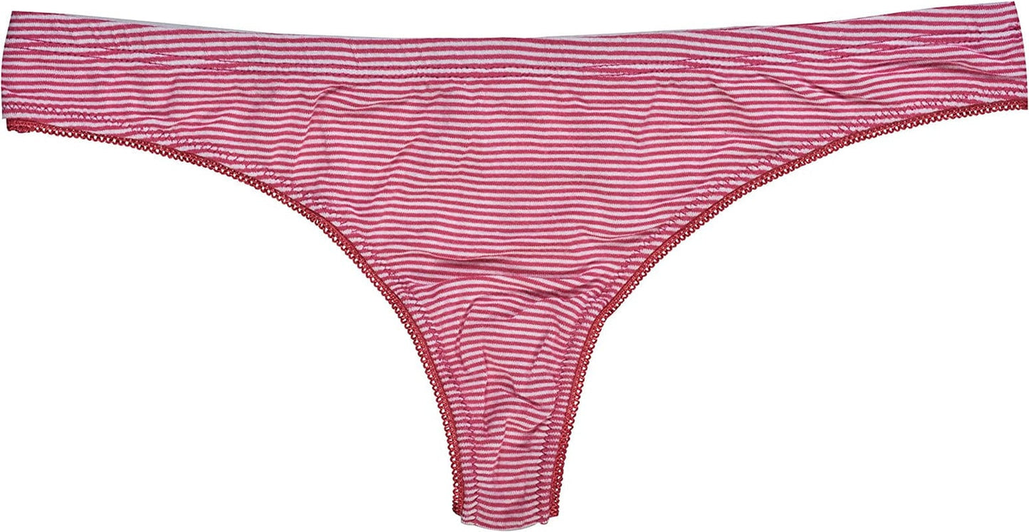 Curve Muse Sexy Lace Thongs Pack of 6 Assorted Colors V-G Strings Womens Panties