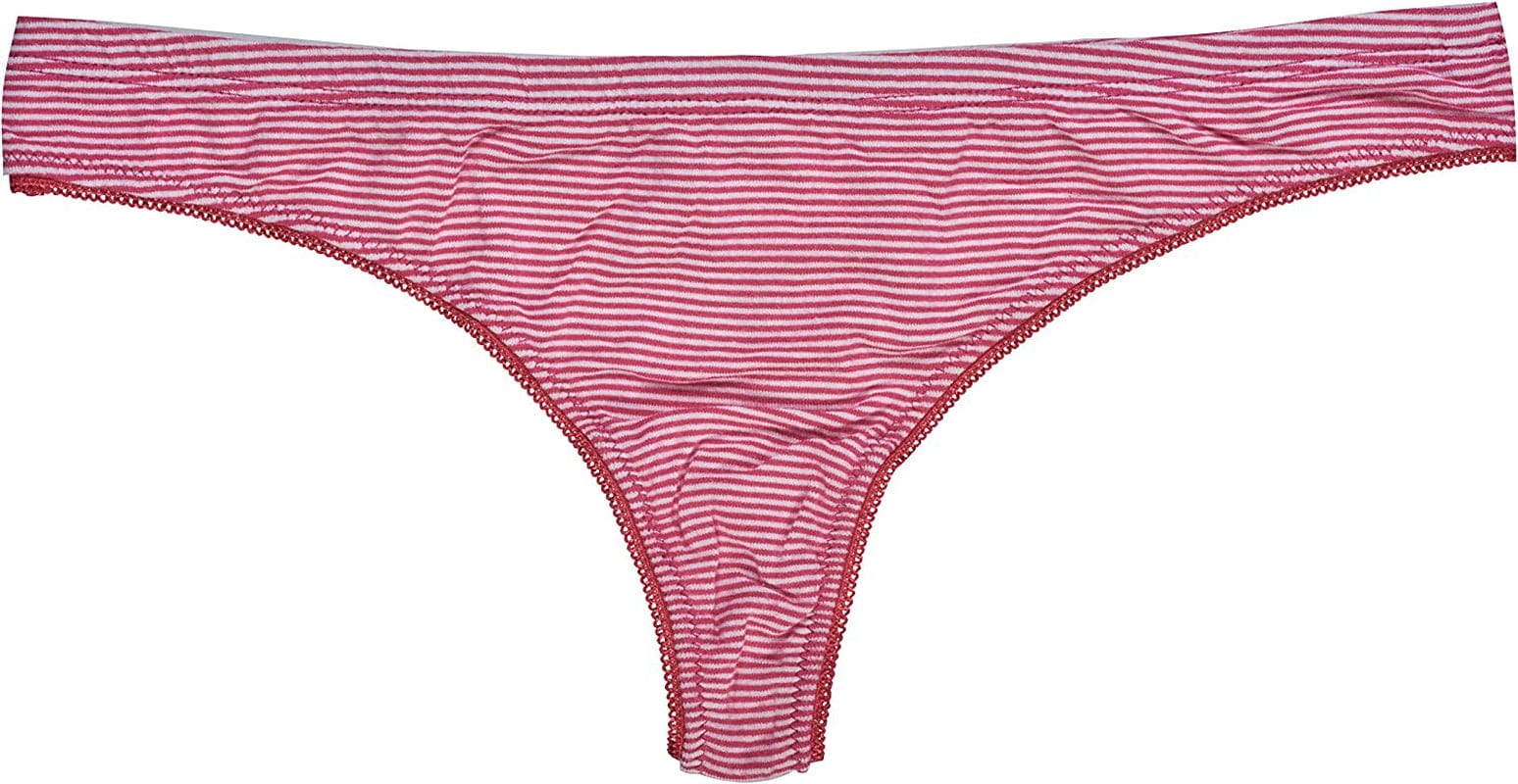 Curve Muse Sexy Lace Thongs Pack of 6 Assorted Colors V-G Strings Womens Panties