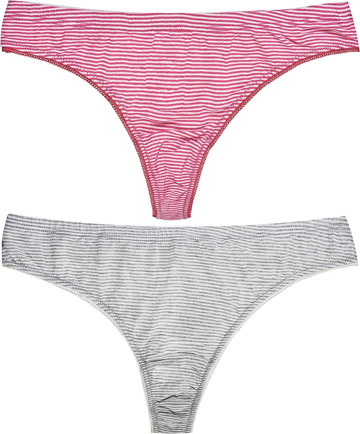 Curve Muse Sexy Lace Thongs Pack of 6 Assorted Colors V-G Strings Womens Panties