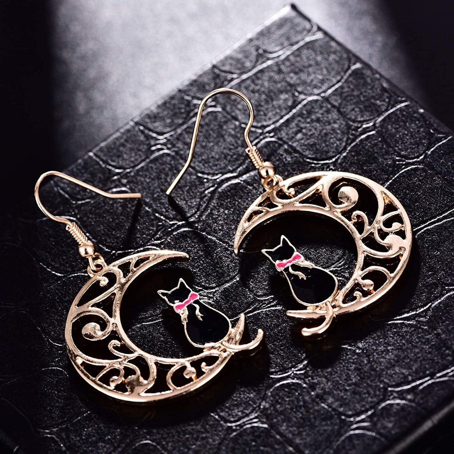 Cute Anime Cartoon Sailor Moon Animal Cat Moon Earrings Gift for Girls Women Jewelry