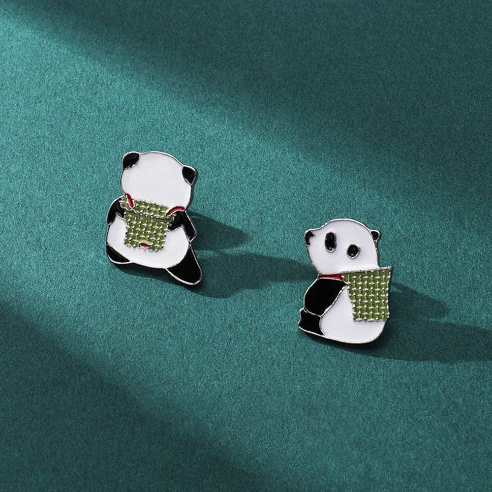 Cute Cartoon Panda Enamel Pins Chinese Style Panda Brooch Pins for Backpack Lapel Clothes Accessories Gifts Birthday Gifts