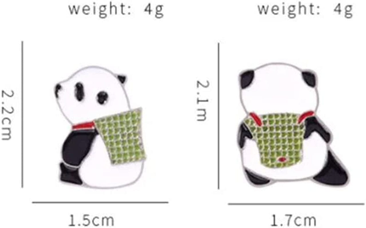Cute Cartoon Panda Enamel Pins Chinese Style Panda Brooch Pins for Backpack Lapel Clothes Accessories Gifts Birthday Gifts